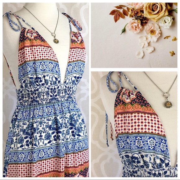 Resort Style Strappy Maxi Dress - Picture 5 of 8